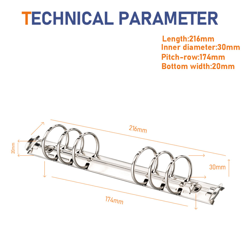 6 ring binder ring mechanism