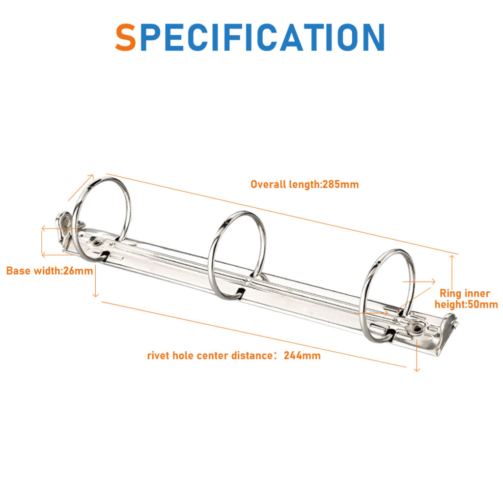 3 hole ring binder mechanism