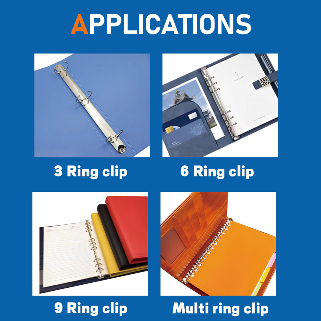 ring binder mechanism clip