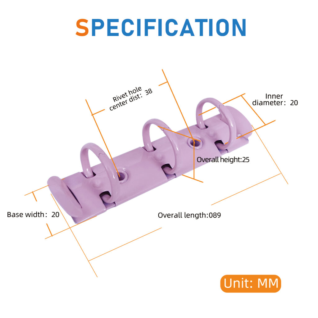 3-ring half size binder mechanisms