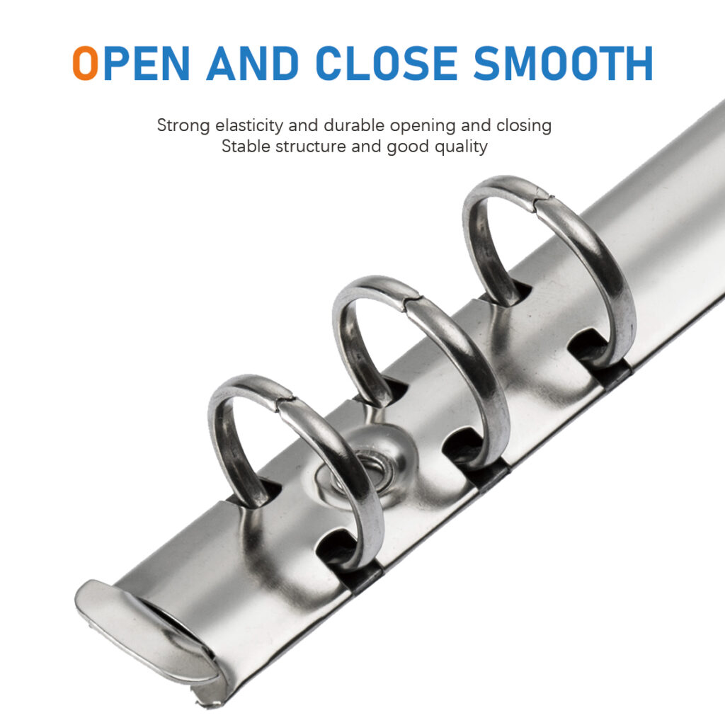 ring binder clips file folder