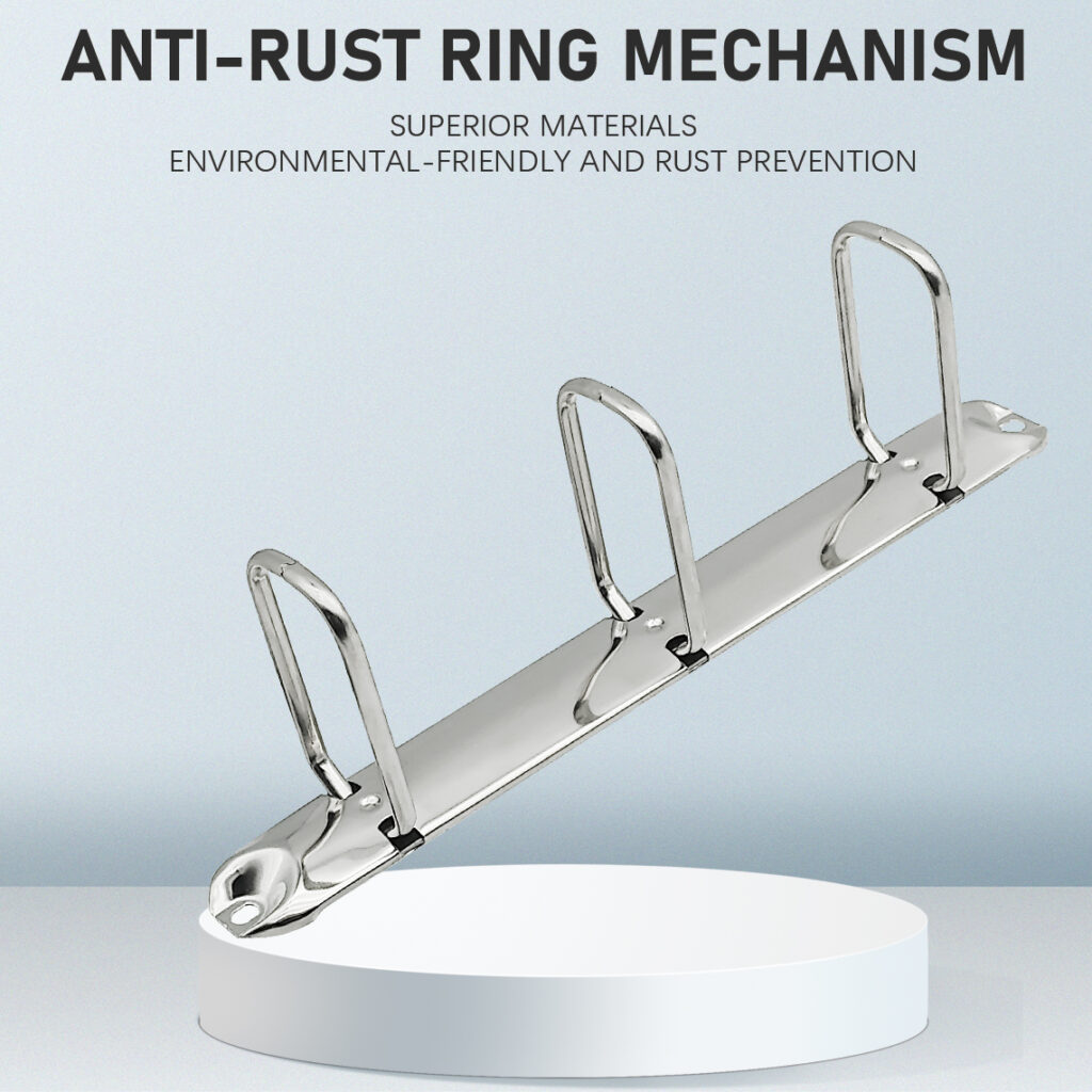 3 ring binder clip file binding folder