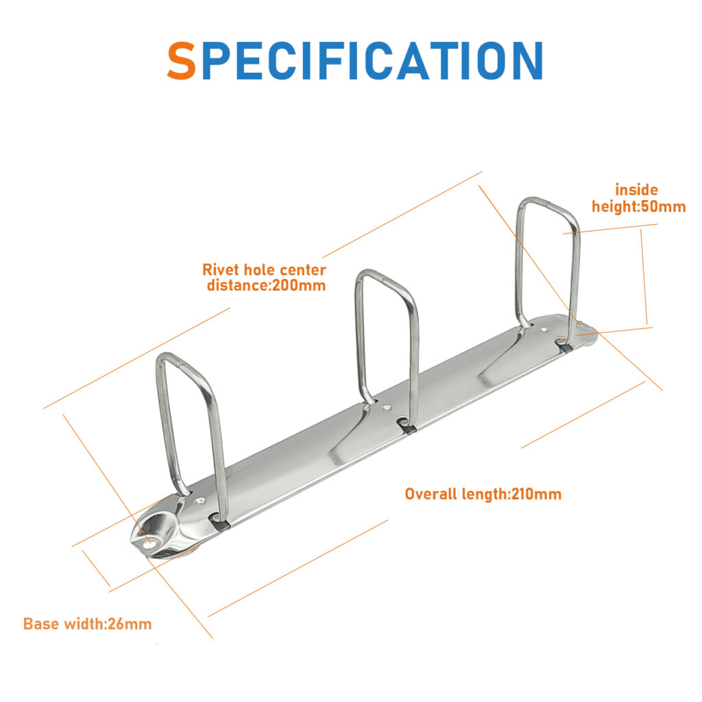 3 Ring Q Metal Binder Clip