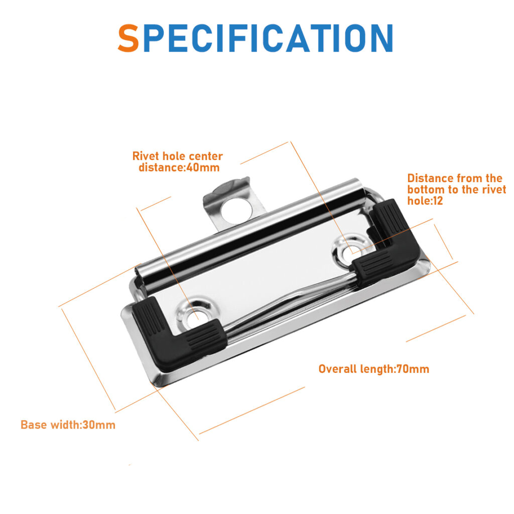 70MM with rubber corner hook Board Clip / Wire Clip