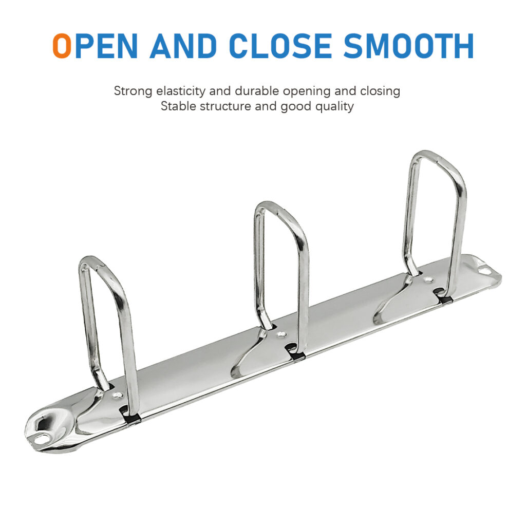 3 ring binder clip file binding folder