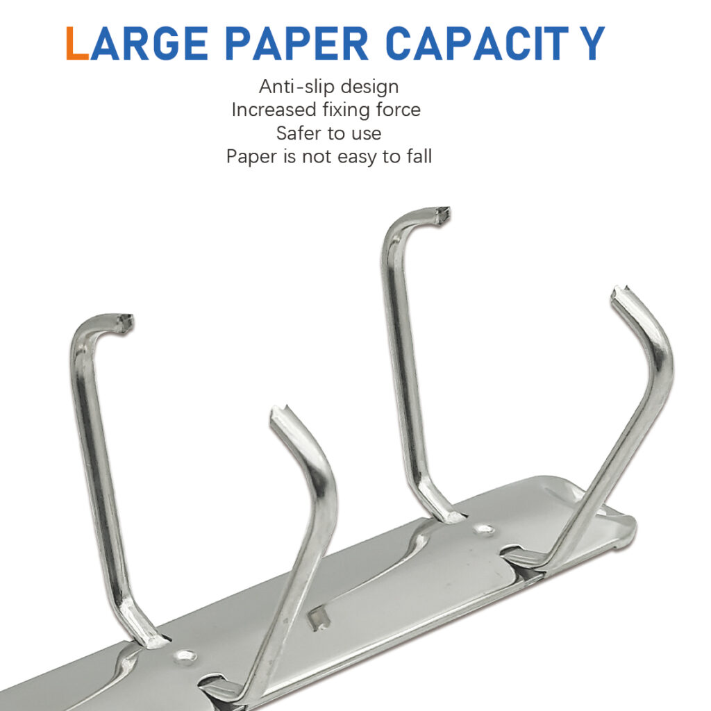 3 ring binder clip file binding folder