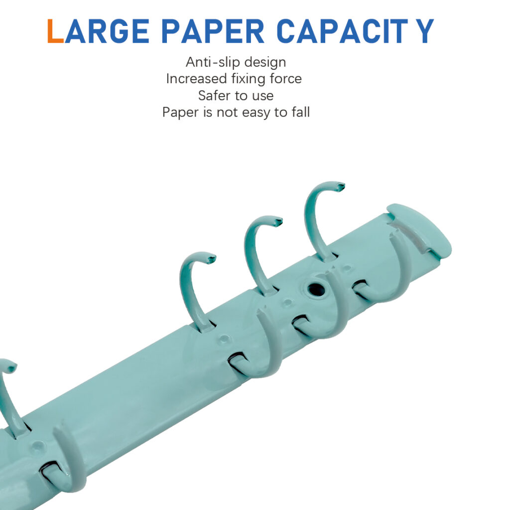 175MM color 6 ring binder clip