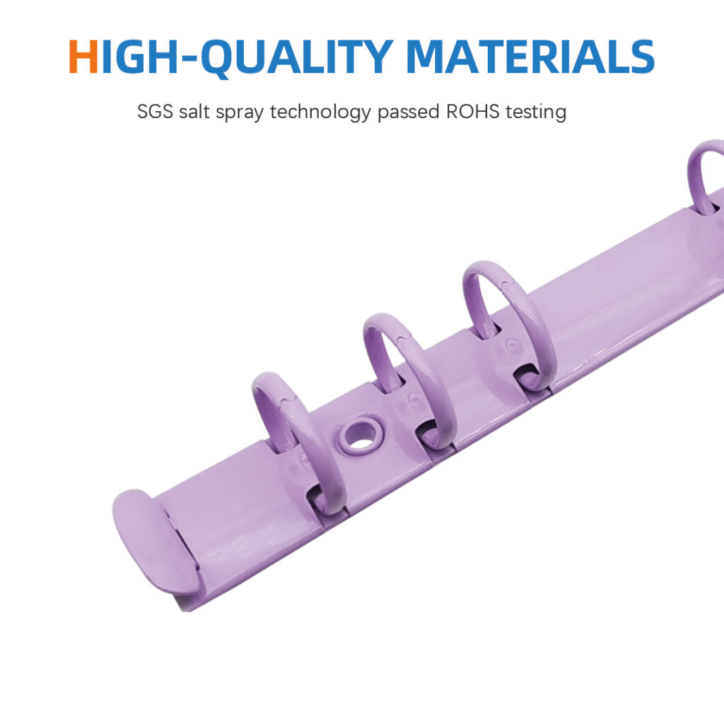 175MM color 6 ring binder clip