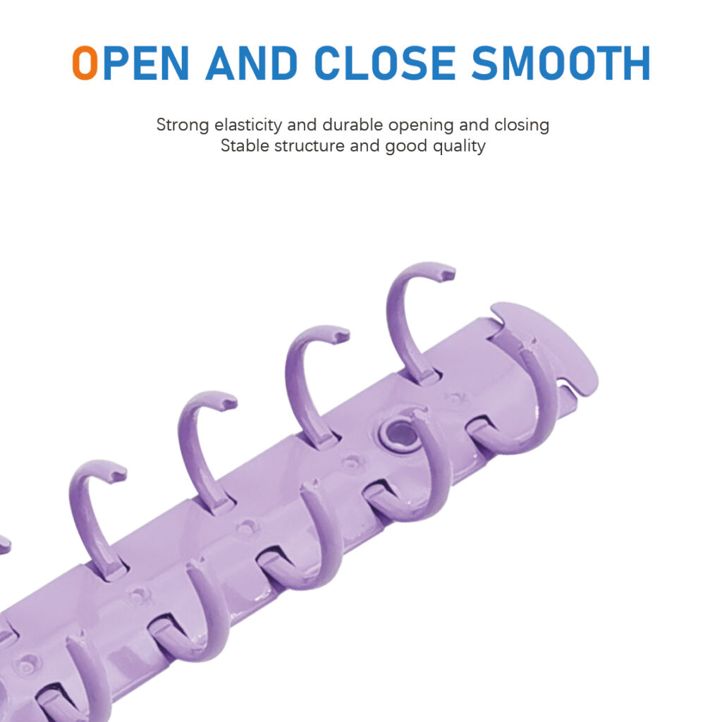 130mm Colorful 6-Ring Binder Clip