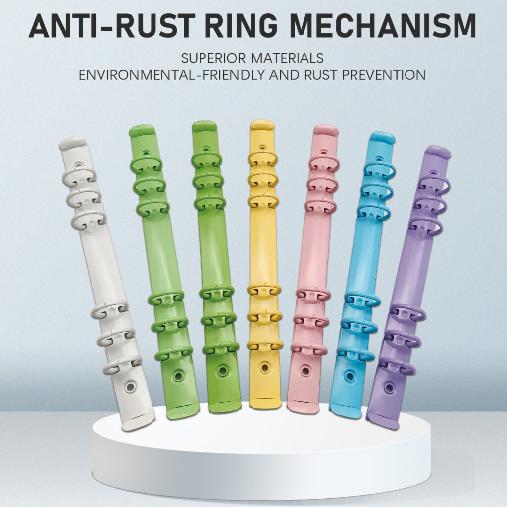 216MM color 6 ring binder clip