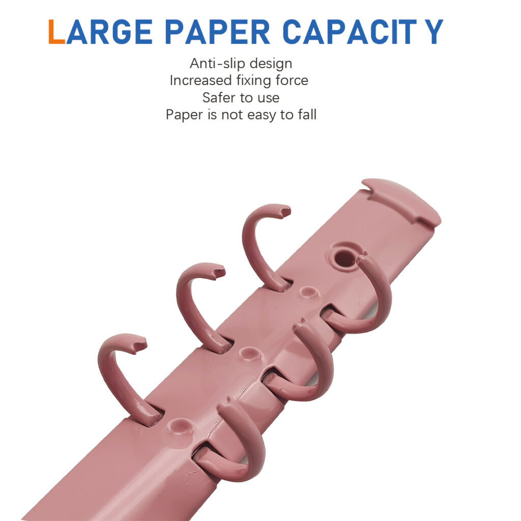 216MM color 6 ring binder clip