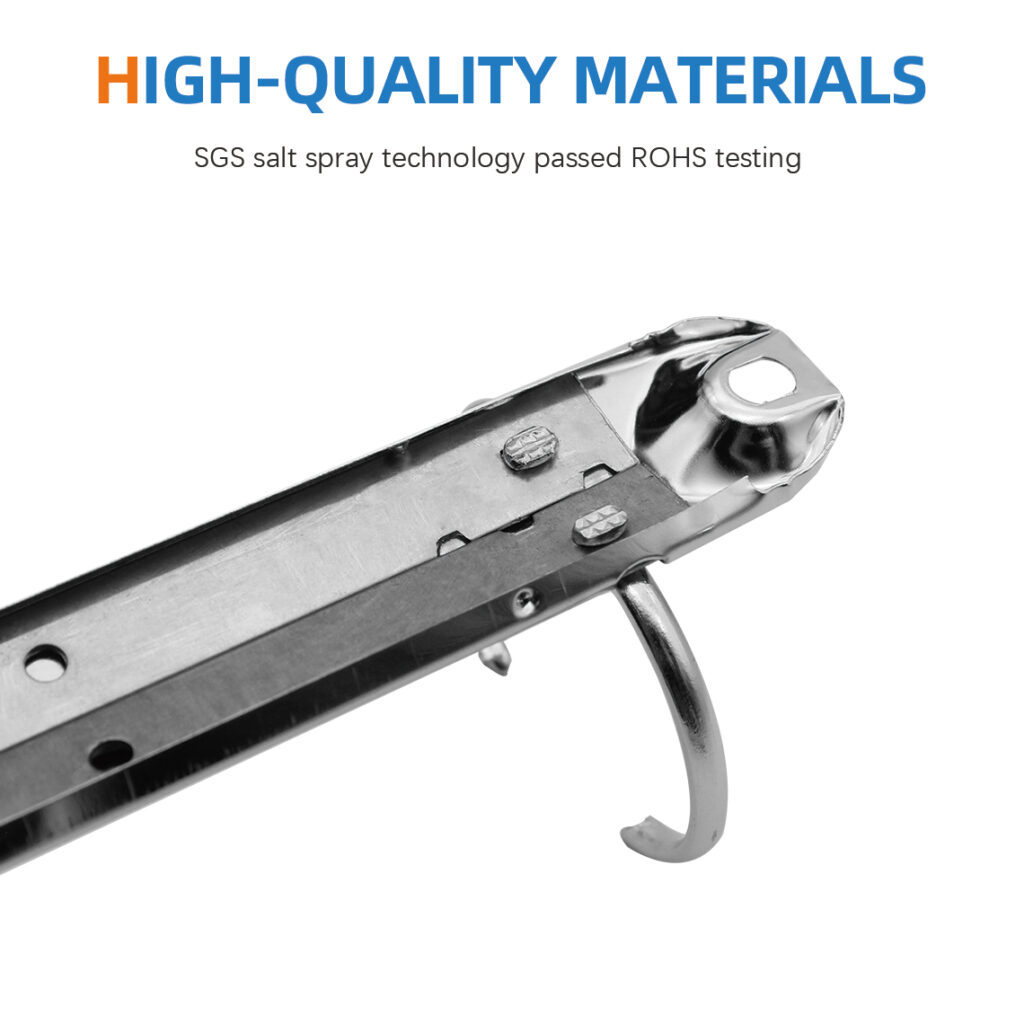 Metal 2-ring binder clip