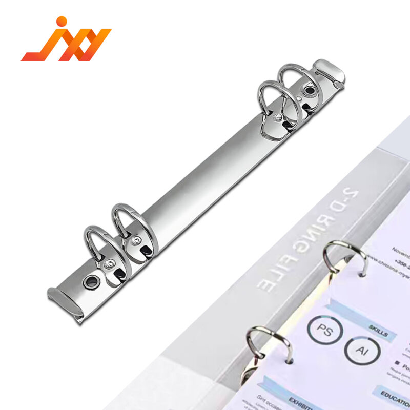 Metal 4-ring binder clip