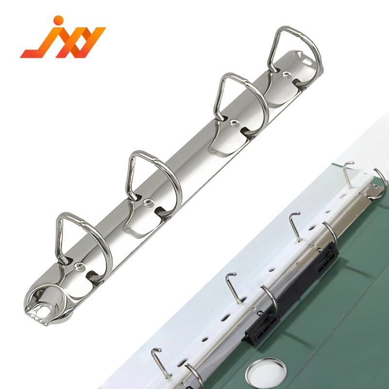 Metal 4-ring binder clip