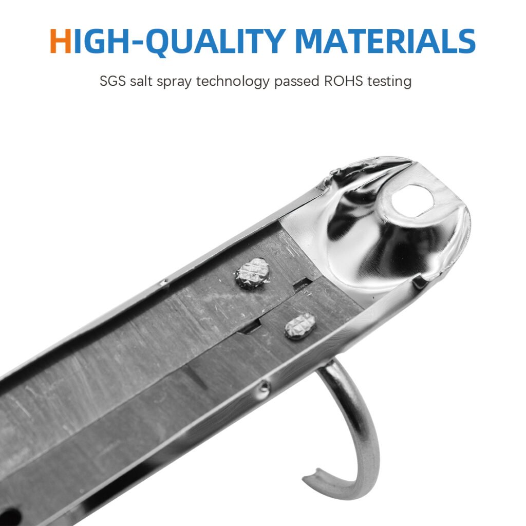 Metal 4-ring binder clip