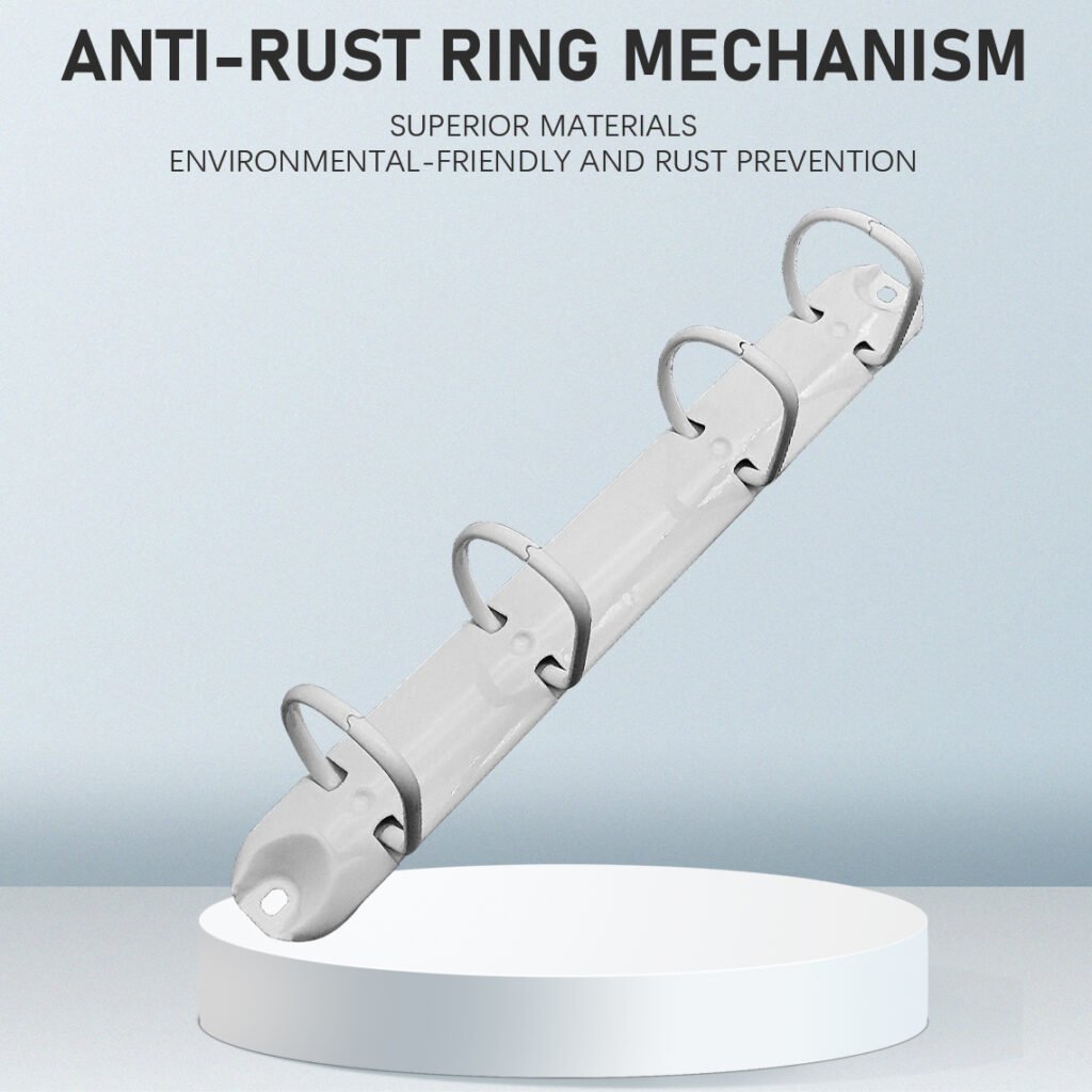 Metal 4-ring binder clip