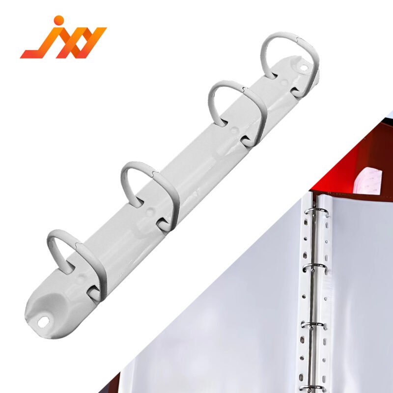 Metal 4-ring binder clip