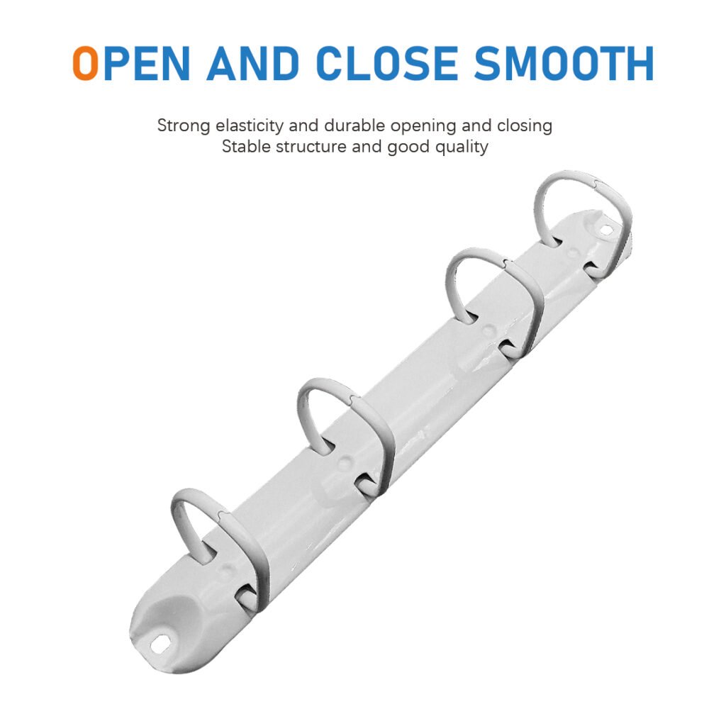 Metal 4-ring binder clip