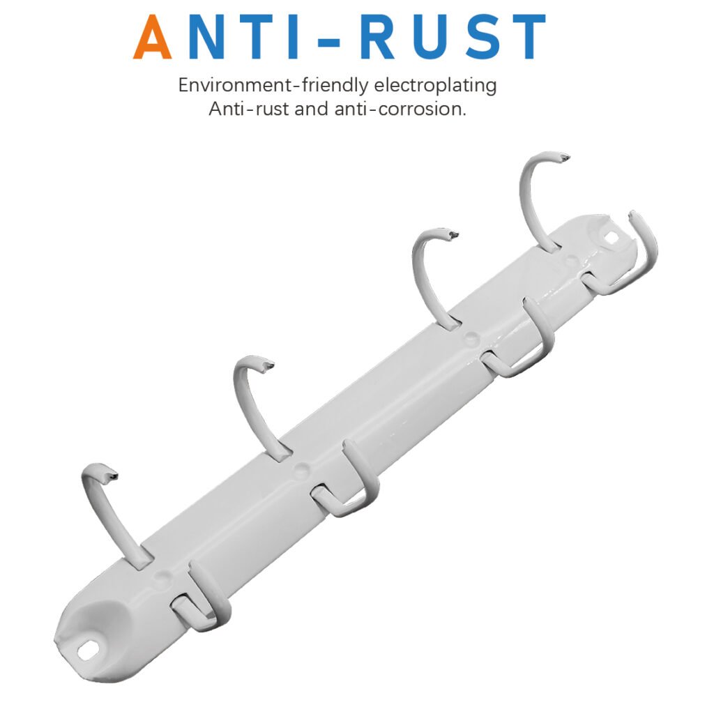 Metal 4-ring binder clip
