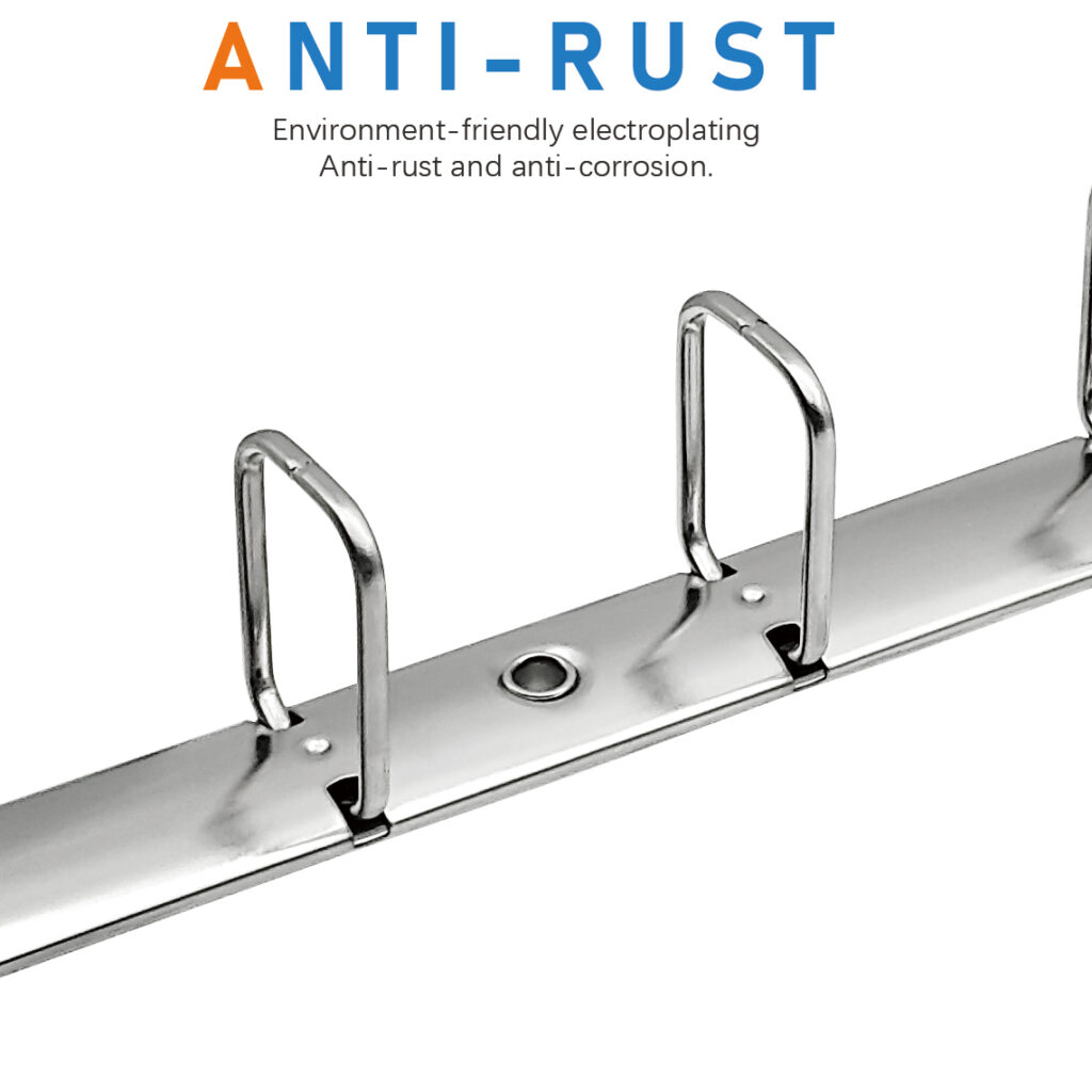 Metal 4-ring binder clip