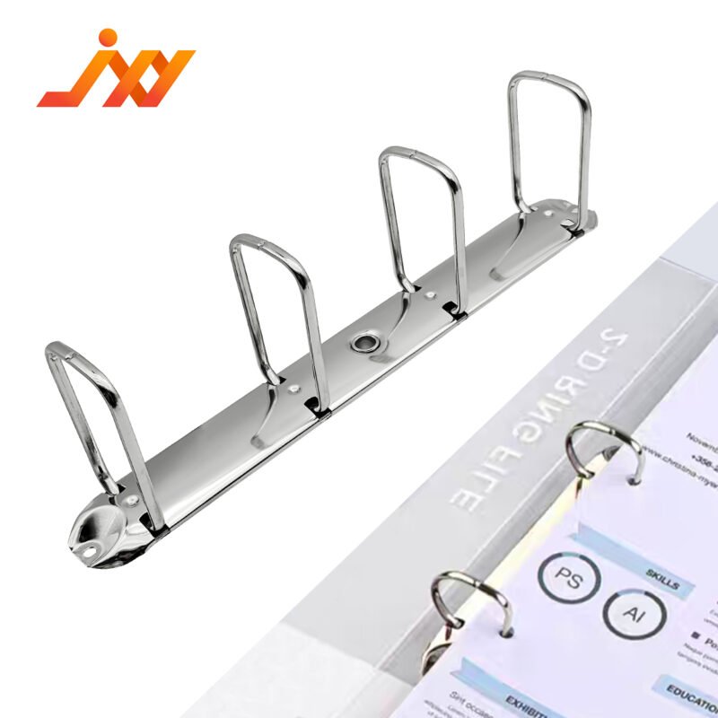 Metal 4-ring binder clip