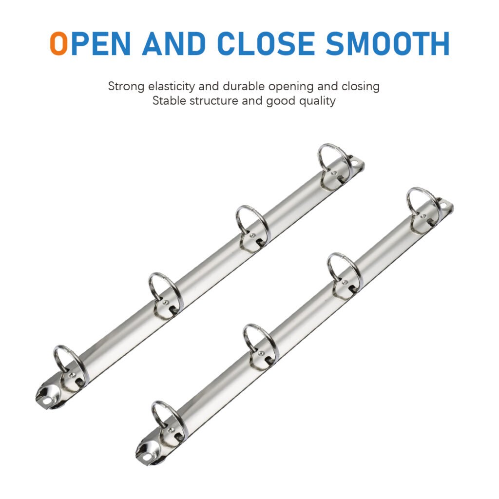 Metal 4-ring binder clip