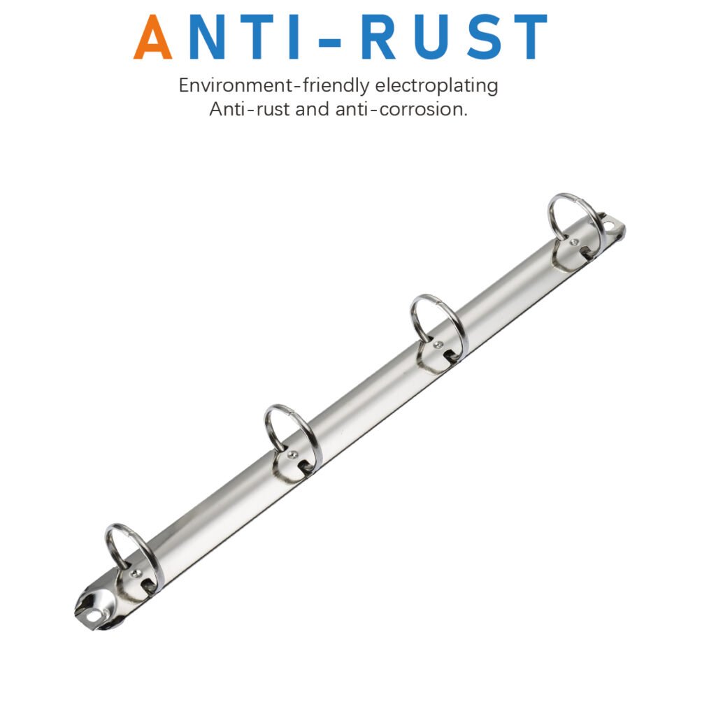 Metal 4-ring binder clip