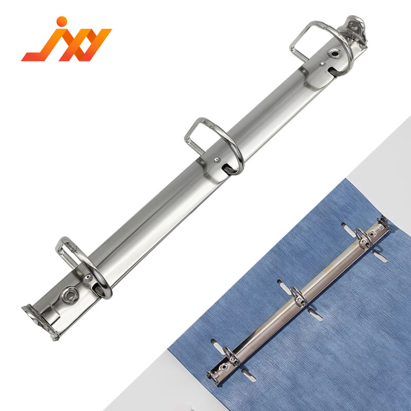 Metal 3-ring binder clip