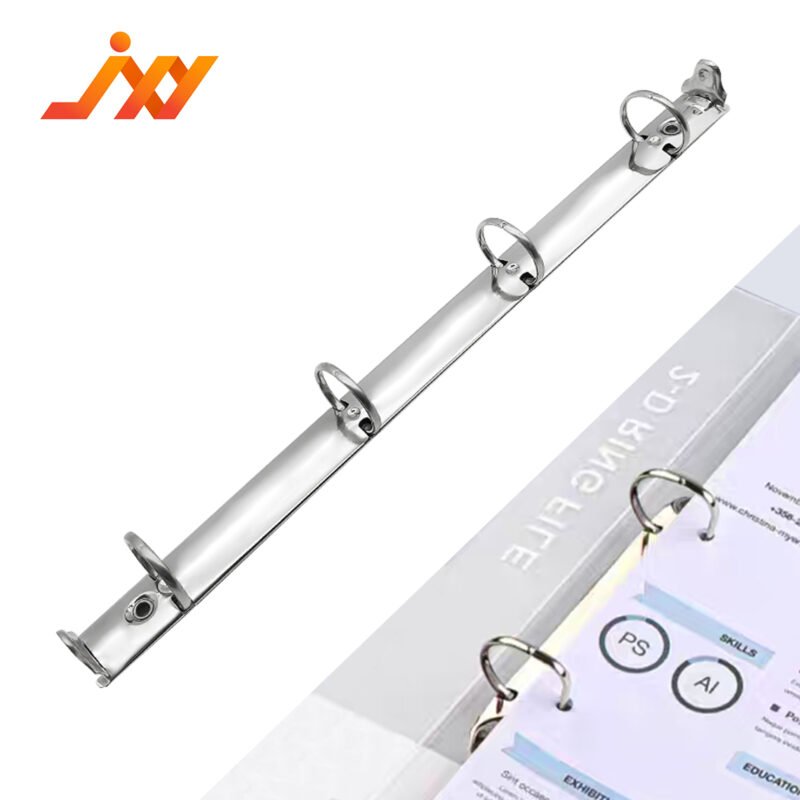 Metal 4-ring binder clip
