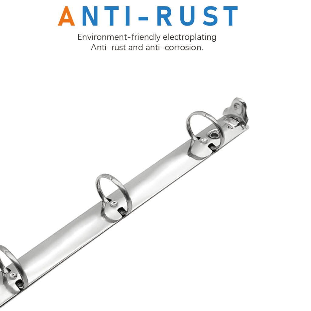 Metal 4-ring binder clip