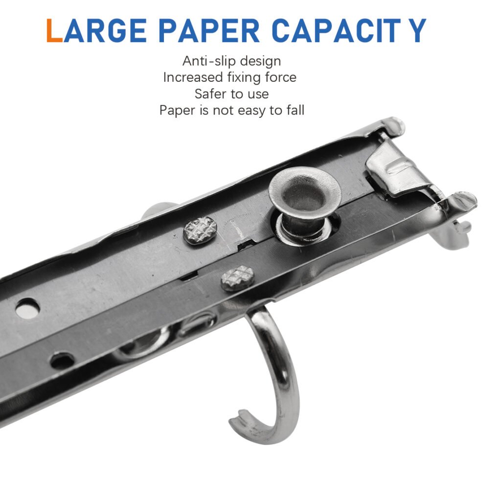 Metal 4-ring binder clip