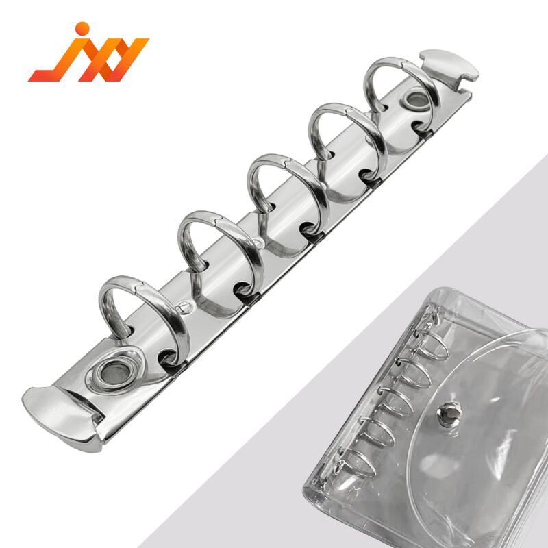Metal 5-ring binder clip
