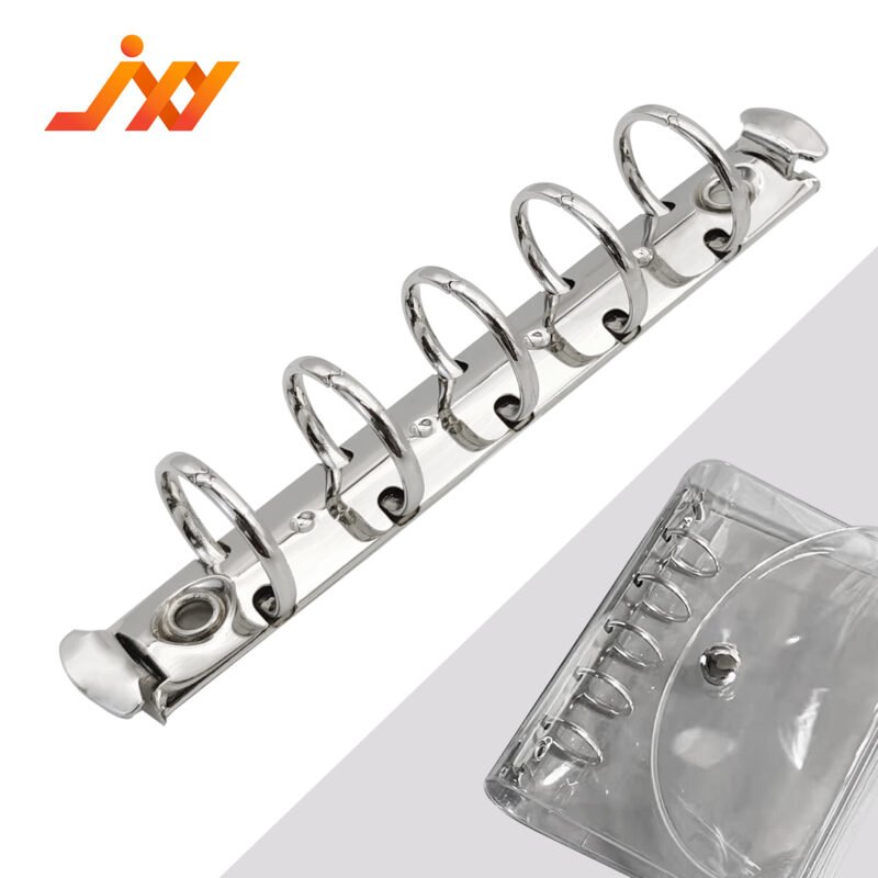 Metal 5-ring binder clip