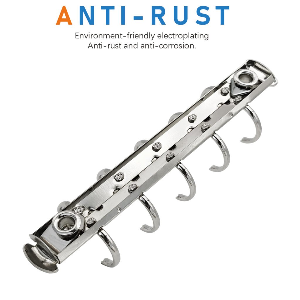 Metal 5-ring binder clip