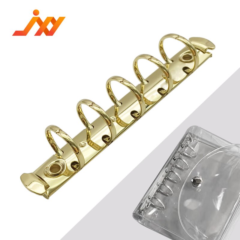 Metal 5-ring binder clip