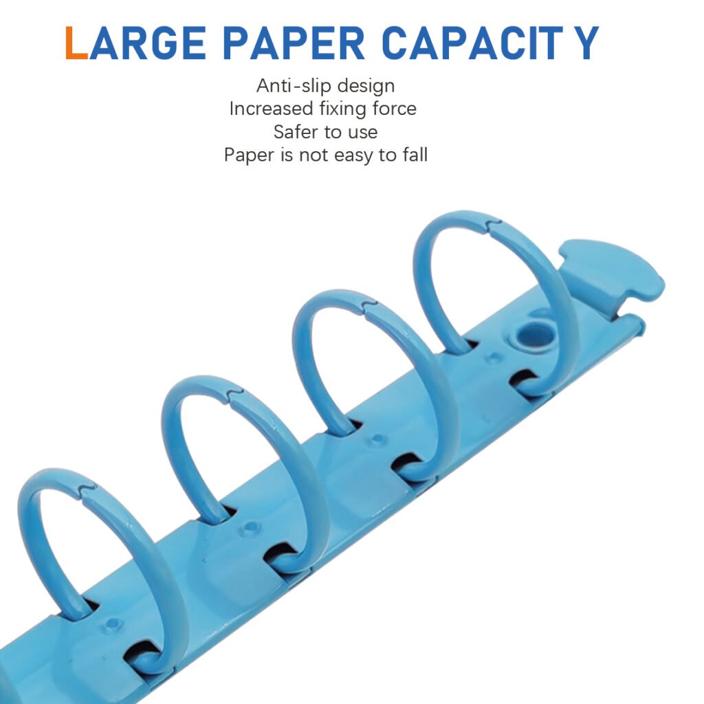 Metal 5-ring binder clip