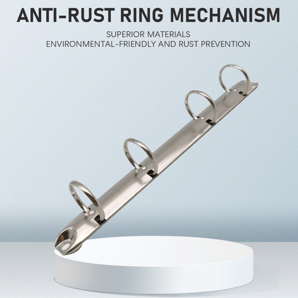 Metal 4-ring binder clip