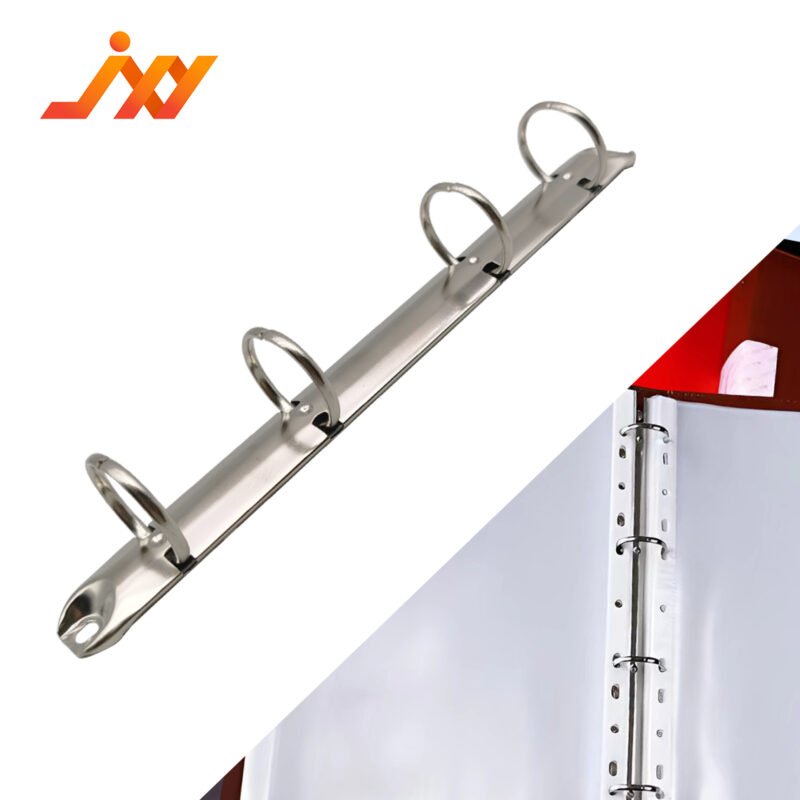 Metal 4-ring binder clip