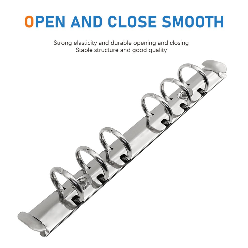 6 Hole O-Ring Loose Leaf Binding Clip