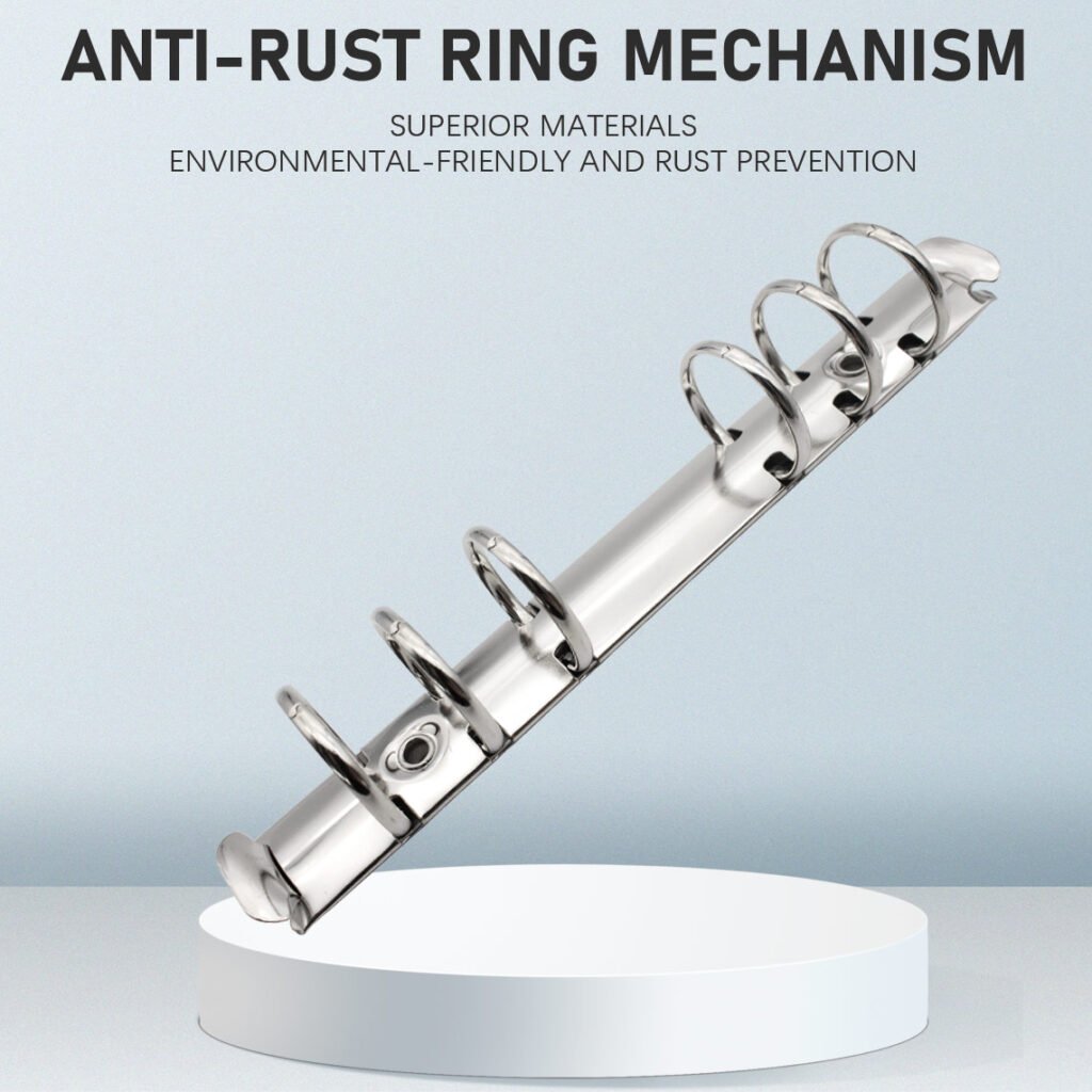 Metal 6-Ring O-Type Loose-Leaf Binder Clip