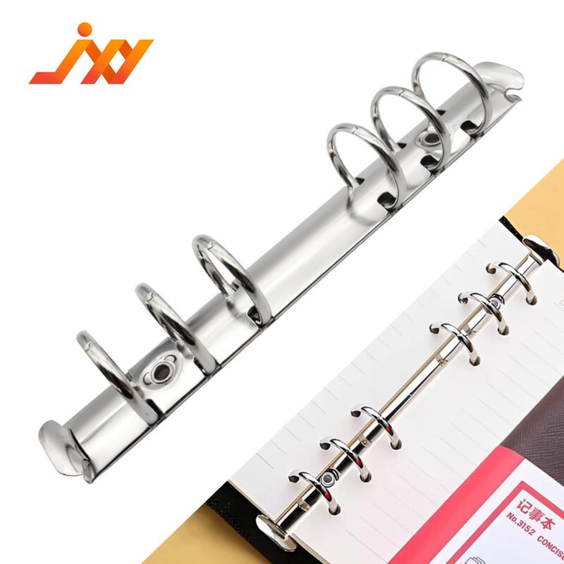 Metal 6-Ring O-Type Loose-Leaf Binder Clip