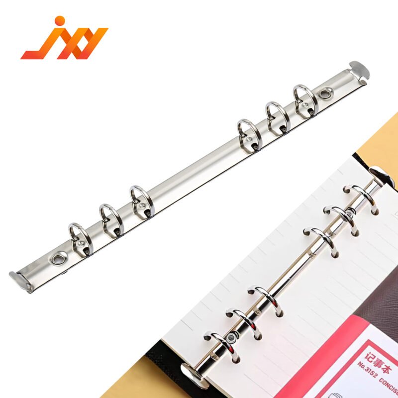 Metal 6-ring binder clip
