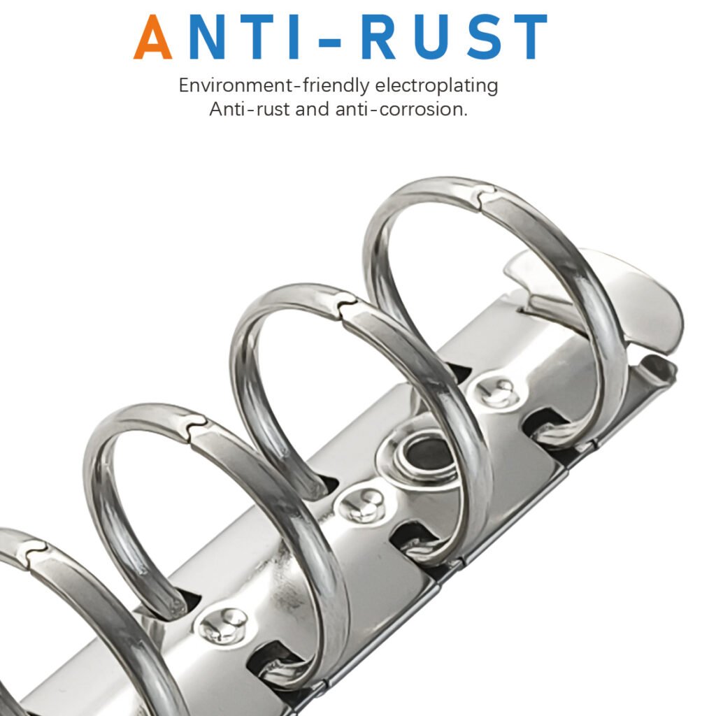 6-ring metal loose-leaf binder clip