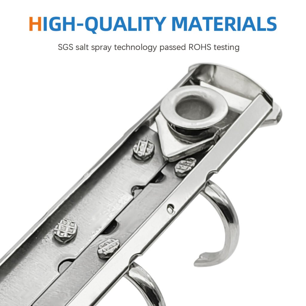 6-ring metal loose-leaf binder clip