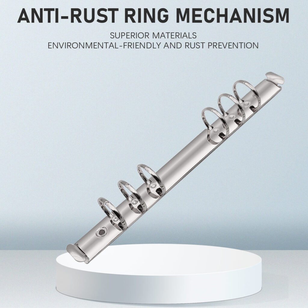 Metal 6-Ring O-Type Loose-Leaf Binder Clip