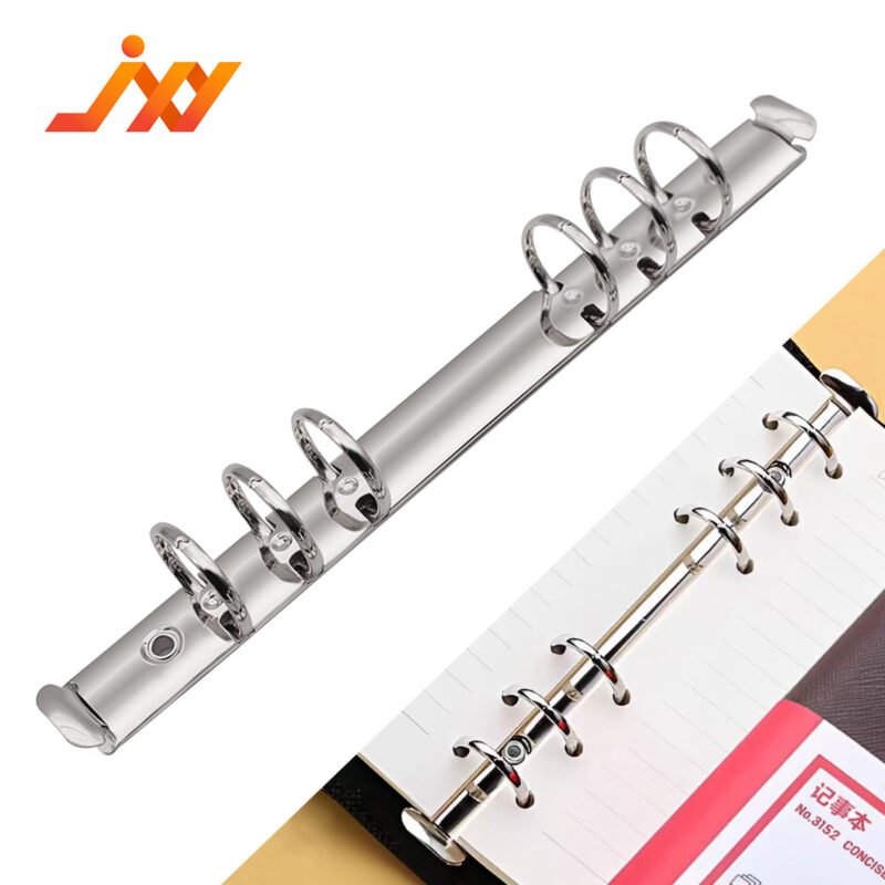 Metal 6-Ring O-Type Loose-Leaf Binder Clip