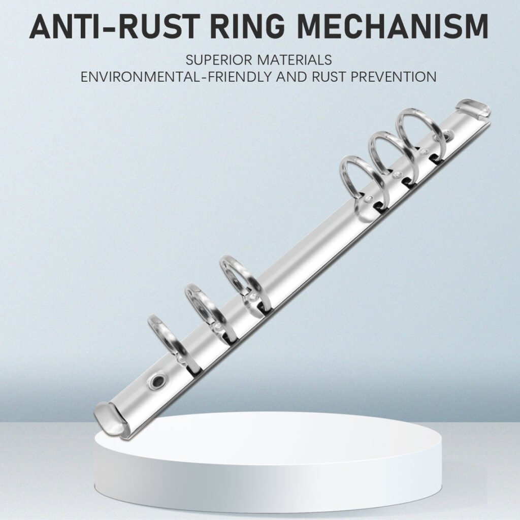 Metal 6-Ring O-Type Loose-Leaf Binder Clip