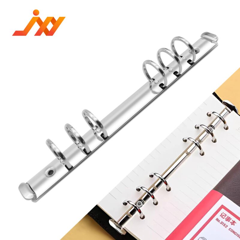 Metal 6-Ring O-Type Loose-Leaf Binder Clip