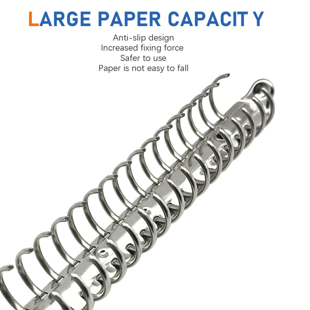 30-ring metal loose-leaf binder clip