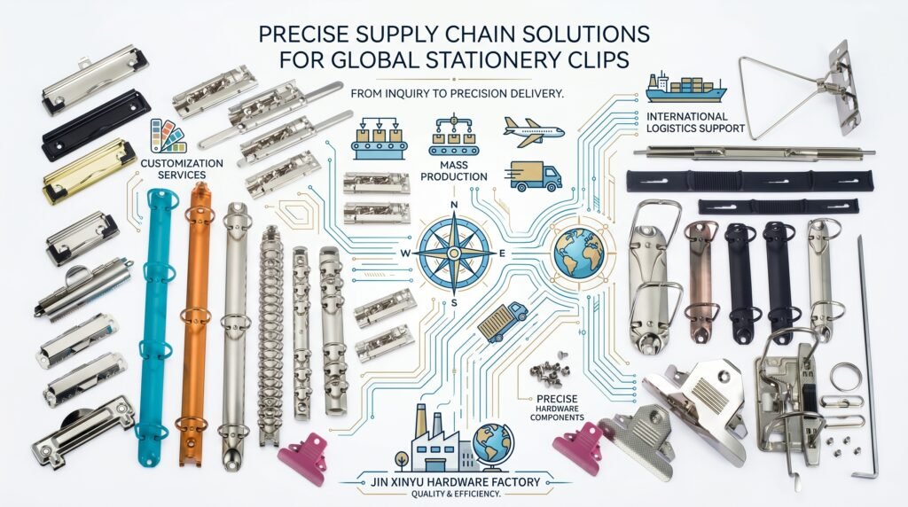 PRECISE SUPPLY CHAIN SOLUTIONS FOR GLOBAL STATIONERY CLIPS